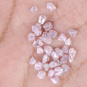 Unique Pink Rough Diamond Lot Loose Uncut Raw Rough Diamond Use For Custom Jewerly 