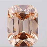 5.01 Ct fancy light brown lab grown diamond in cushion brilliant cut, sparkling loose diamond for custom engagement ring or luxury fine jewelry