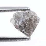 Buy natural and lab grown gray diamonds in rose cut, faceted, raw, and salt and pepper styles