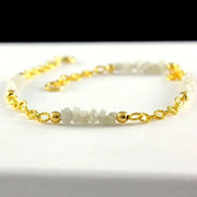 9.20 Ct white rough diamond bracelet in elegant luxury style For Fine Jewelry 