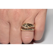 Delicate lab grown ring with round cut diamond in classic solitaire gold setting for her everyday elegance