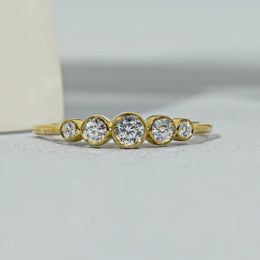 Elegant natural diamond band ring crafted for timeless style. Perfect wedding or anniversary band for everyday luxury.