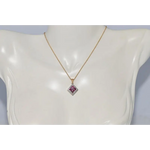 3.50 Ct lab-grown diamond vintage style necklace for women, elegant sparkling diamond jewelry with timeless design