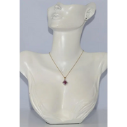 3.50 Ct lab-grown diamond vintage style necklace for women, elegant sparkling diamond jewelry with timeless design