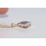 3.50 Ct lab-grown diamond vintage style necklace for women, elegant sparkling diamond jewelry with timeless design