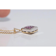 3.50 Ct lab-grown diamond vintage style necklace for women, elegant sparkling diamond jewelry with timeless design