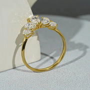 solitaire engagement rings with eternity wedding band pairing and luxurious bridal jewelry ring design.