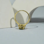 Antique inspired engagement rings with elegant vintage diamond detailing