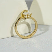 Cubic zirconia engagement rings with sparkling affordable luxury design