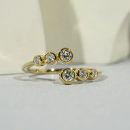 Victorian vintage engagement rings with romantic antique luxury design