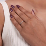 1 carat engagement ring with elegant solitaire diamond luxury look