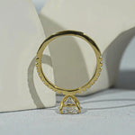 Dainty engagement rings with delicate diamond elegance and refined beauty