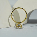 Dainty engagement rings with delicate diamond elegance and refined beauty