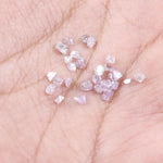 Uncut Rough Raw Diamond Lot Loose Pink Colored Diamond Lot Earth Mined Use For Jewerly