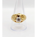 modern luxury lab grown radiant diamond ring 0.4 Ct with sparkling white stones engagement ring
