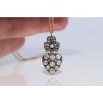 1.75 Ct Natural Rose Cut Diamond Inspired Pendant, crafted for timeless elegance and soft vintage charm. A perfect jewelry gift for women, ideal for special occasions or everyday luxury styling.
