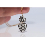 1.75 Ct Natural Rose Cut Diamond Inspired Pendant, crafted for timeless elegance and soft vintage charm. A perfect jewelry gift for women, ideal for special occasions or everyday luxury styling.