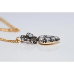 1.75 Ct Natural Rose Cut Diamond Inspired Pendant, crafted for timeless elegance and soft vintage charm. A perfect jewelry gift for women, ideal for special occasions or everyday luxury styling.