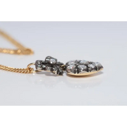 1.75 Ct Natural Rose Cut Diamond Inspired Pendant, crafted for timeless elegance and soft vintage charm. A perfect jewelry gift for women, ideal for special occasions or everyday luxury styling.