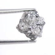3.51 Ct Uncut natural Grey Rough raw Diamond Earth Mined Diamond Use For Jewerly 