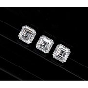 hexagon three stone diamond ring with 1 ct round solitaire diamond ring and 2 carat diamond ring round bridal style