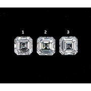 hexagon three stone diamond ring with 1 ct round solitaire diamond ring and 2 carat diamond ring round bridal style