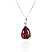 2.00 Ct Genuine Red Diamond Necklace Minimalist Elegant Pendant Fine Jewelry Gift for Women