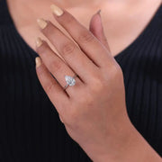 statement ring with solitaire engagement rings sparkle and luxurious bridal jewelry ring appearance.