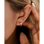 0.60 Ct lab grown pear cut diamond earrings for women in elegant pear shape design