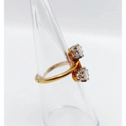 modern pear shaped lab created diamond ring 1.00 Ct elegant wedding ring for her