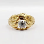modern luxury lab grown radiant diamond ring 0.4 Ct with sparkling white stones engagement ring