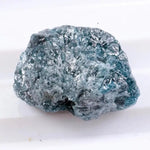 uncut raw diamond ring with natural raw rough diamond crystal appearance blue rough diamond 