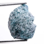uncut raw diamond ring with natural raw rough diamond crystal appearance blue rough diamond 