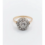 1.05 Ct lab created diamond ring handmade fine jewelry for women elegant unique engagement ring