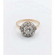 1.05 Ct lab created diamond ring handmade fine jewelry for women elegant unique engagement ring