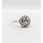 1.05 Ct lab created diamond ring handmade fine jewelry for women elegant unique engagement ring