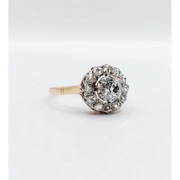 1.05 Ct lab created diamond ring handmade fine jewelry for women elegant unique engagement ring