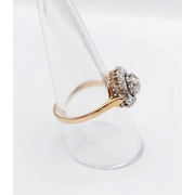 1.05 Ct lab created diamond ring handmade fine jewelry for women elegant unique engagement ring