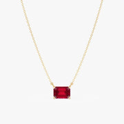 0.83 Ct Genuine Red Diamond Necklace Elegant Timeless Pendant Fine Jewelry for Women