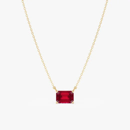 0.83 Ct Genuine Red Diamond Necklace Elegant Timeless Pendant Fine Jewelry for Women