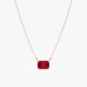 0.83 Ct Genuine Red Diamond Necklace Elegant Timeless Pendant Fine Jewelry for Women