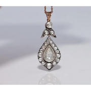 1.30 Ct natural rose cut diamond loose stone with vintage antique style sparkle, ideal for custom fine jewelry making and elegant timeless designs