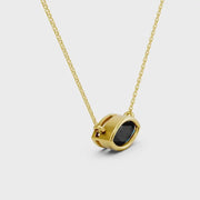2.00 Ct marquise cut black diamond necklace in luxury natural diamond jewelry style