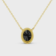 2.00 Ct Natural Black Diamond Pendant Necklace Timeless Minimalist Fine Jewelry for Women