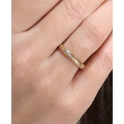 Dainty personalized alphabet gold ring sleek signet jewelry for women elegant design