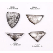 Luxury Salt & Pepper Lab Grown Diamond Mix Shape Diamond For Custom Jewelry