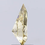 brownish yellow colour diamond pear Shaped Fancy Brownish Yellow Lab Grown Diamond