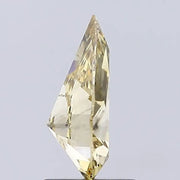 brownish yellow colour diamond pear Shaped Fancy Brownish Yellow Lab Grown Diamond