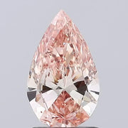  intense pink colour diamond pear Shaped Fancy Intense Pink Lab Grown Diamond