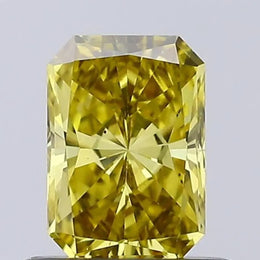  intense yellow colour radiant Cut Fancy Intense Yellow Lab Grown Diamond